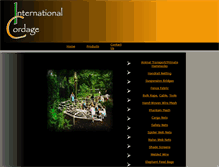 Tablet Screenshot of international-cordage.net